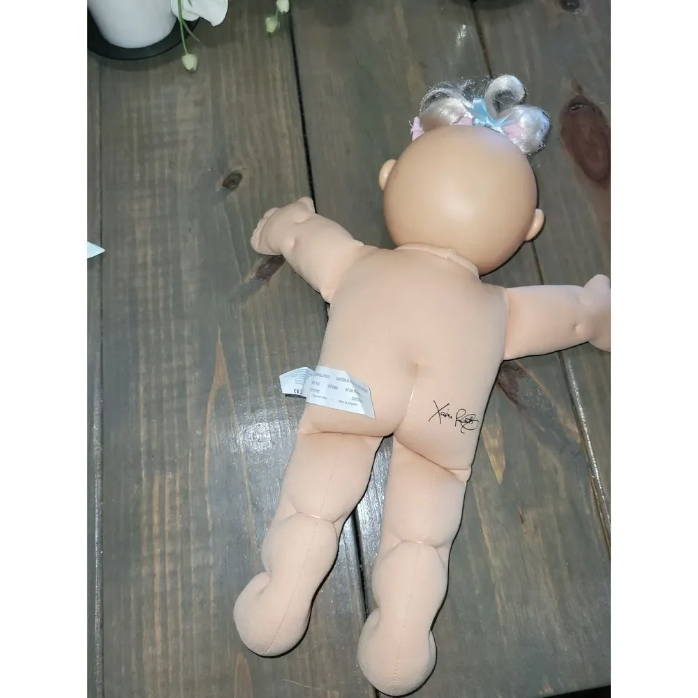 Vintage Cabbage Patch Kids Doll Blonde Hair Blue‎ Eyes Collectible Toy